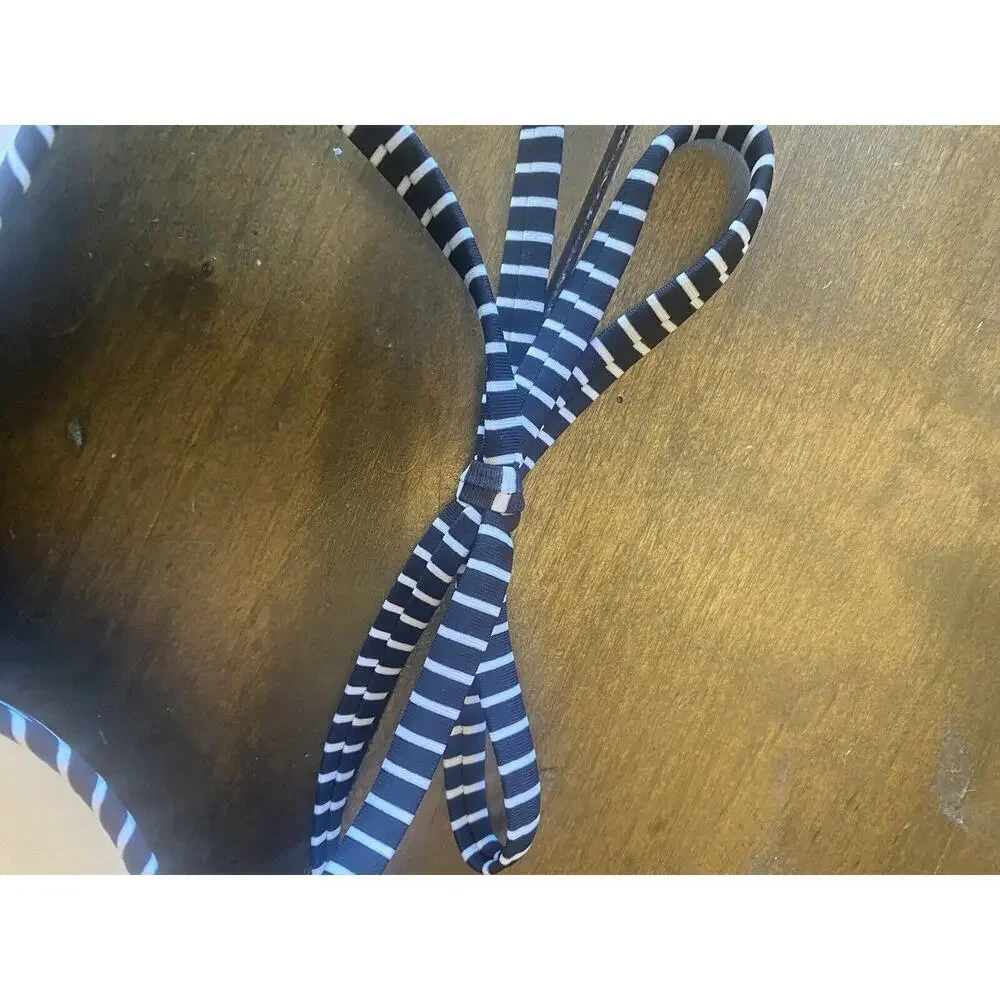 Shade & Shore black‎ white twist front underwire cup support size 36B